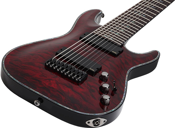 Электрогитара SCHECTER [HELLRAISER C-9 BCH] электрогитара 9-струнная, корпус: красное дерево, топ: волнистый клен, гриф: красное дерево, накладка: палиснадр, 24 лада, цвет: Black Cherry (BCH)