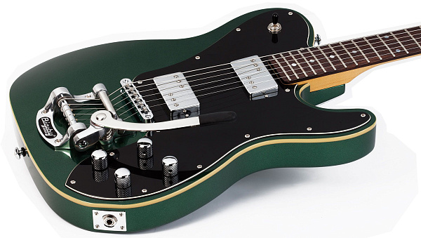 Электрогитара SCHECTER [PT FASTBACK II B DEG] электрогитара 6-струнная, корпус: ольха, гриф: клен, накладка: палисандр, 22 лада, Bigsby, цвет: Dark Emerald Green (DEG)
