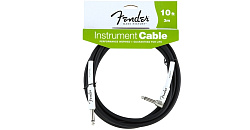 FENDER 10` ANGLE INSTRUMENT CABLE BLACK инструментальный кабель, 3 м, цвет чёрный