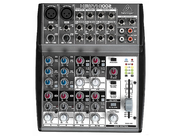 Behringer 1002 - Микшерный пульт, 2 микр.предусил.,8 линейных входа, эквалайзер