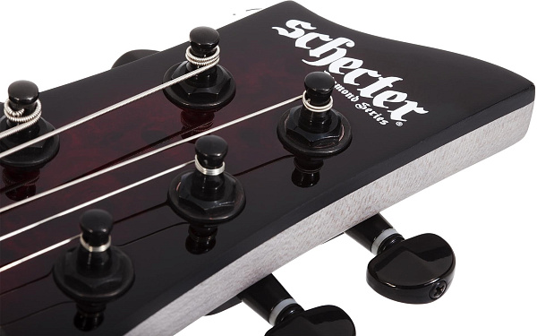 Электрогитара SCHECTER [OMEN ELITE-7 MS  BCHB] электрогитара 7-струнная, мультимензур, корпус: красное дерево, топ: кап, гриф: клен, накладка: палисандр, 24 лада, цвет: Black Cherry Burst (BCHB)