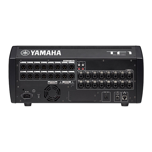 Yamaha TF1 - цифровой микшерный пульт, 17 фейдеров, 32 моно+2 ст.+2 возврат, AUX 20 (8 моно + 6 ст.)