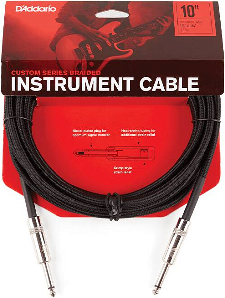 PLANET WAVES PW-BG-10BK - Инструментальный кабель