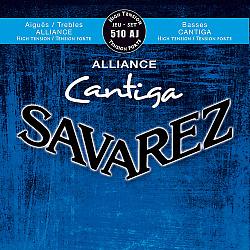 Savarez 510AJ ALLIANCE CANTIGA Струны для классической гитары сильного натяжения.