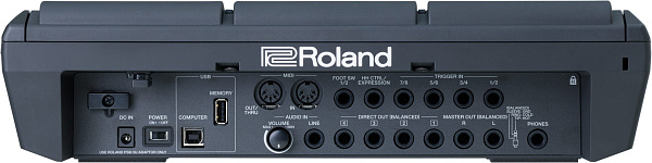 Профессиональный сэмплирующий ударный и перкуссионный пэд ROLAND [SPD-SX PRO] 9 пэдов с подсветкой, 100 наборов звуков, полифония 32 голоса, процессор эффектов, большой цветной ЖК дисплей, 32 Гб встроенный памяти, USB/MIDI