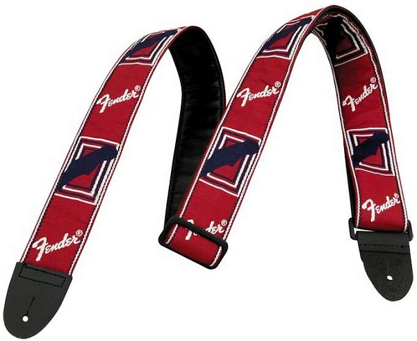 FENDER FSR 2' MONOGRAMMED RED/WHITE/BLUE STRAP - Ремень