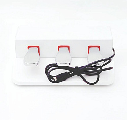 UNIQKEYS TRINITY SP-34W - Педаль тройная для цифровых пианино CASIO, белый/серебро