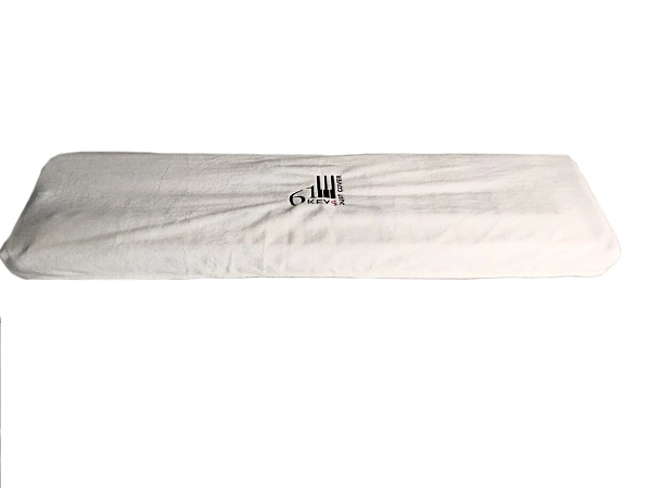 UNIQKEYS UKSC-CT-61-W - Бархатная накидка для синтезаторов CASIOTONE, 61 клавиша, белый