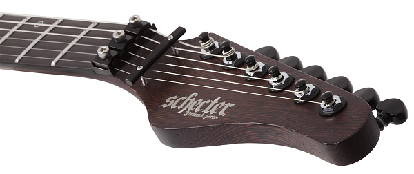 Электрогитара SCHECTER [SUN VALLEY SUPER SHREDDER EXOTIC BLACK LIMBA BL] электрогитара 6-струнная, корпус: черная лимба, гриф: венге, накладка: черное дерево, 24 лада, цвет: Black Limba (BL)
