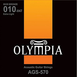 OLYMPIA  AGS 570 10-47 80/20 Bronze Струны для акустической гитары 