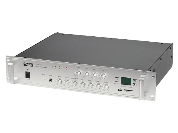 DS-8180 Усилитель мощности трансляционный, 180Вт, TADS