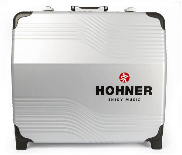 HOHNER MATTIA IV 120 BK gun black (B-Stepped) - Баян