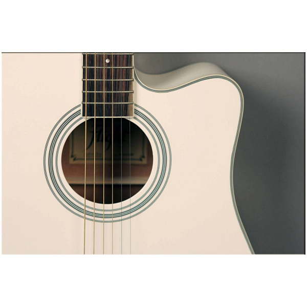 FLIGHT AD-200 CEQ WH - Гитара электроакустическая