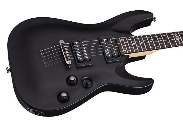Электрогитара SCHECTER [C-1 SGR BY SCHECTER MSBK] электрогитара 6-струнная, с чехлом, корпус: липа, гриф: клен, накладка: палисандр, 24 лада, цвет Midnight Satin Black (MSBK)