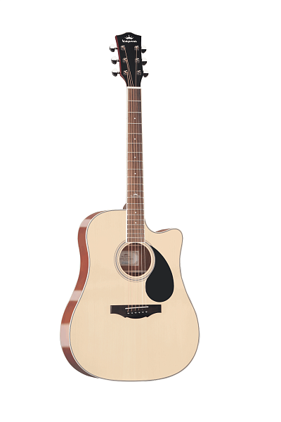 Kepma D1C-NM - Акустическая гитара дредноут, цвет натуральный