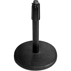 OnStage DS7200B Настольная микрофонная стойка, прямая, круглое основание.