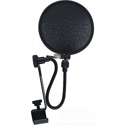 Proel APOP50 Поп-фильтр для студийных микрофонов, гусиная шея на микрофонную стойку.