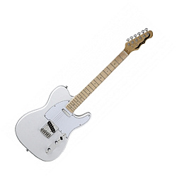 Dean AVLT CWH Электрогитара типа "telecaster", 21 лад, 25 1/2 , SS, 1T+1V, цвет белый.