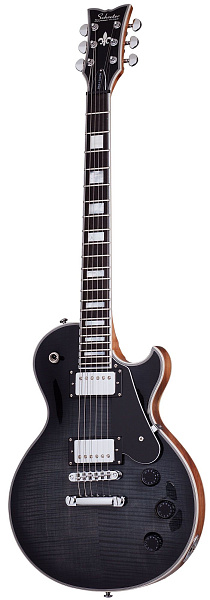 Электрогитара SCHECTER [SOLO-II CUSTOM TBB/NAT] электрогитара 6-струнная, корпус: красное дерево, гриф: красное дерево, накладка: черное дерево, 22 лада, цвет: Trans Black Burst (TBB)