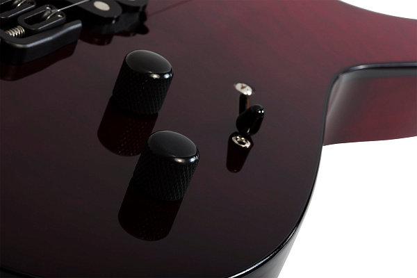Электрогитара SCHECTER [REAPER-7 ELITE MS BLOODBURST BB] электрогитара 7-струнная мультимензурная, корпус: красное дерево, топ: стеганый клен, гриф: венге, накладка: черное дерево, 24 лада, цвет: Blood Burst (BB)