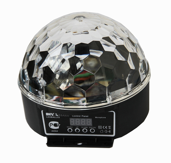 Involight LEDBALL53 LED световой эффект, 6 шт. RGB 3 Вт, DMX-512, звуковая активация.