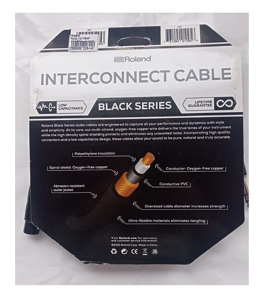 Roland RCC-10-TRXF Коммутационный кабель серии Black