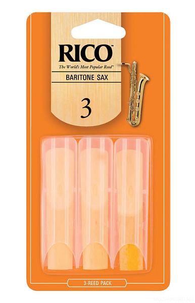 Rico RLA0330 Трости для саксофона баритон, размер 3.0.