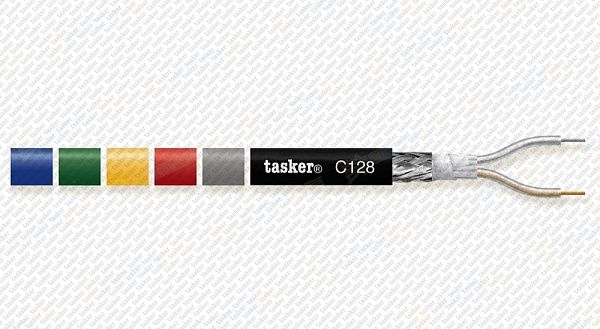 Tasker C128-WHITE микрофонный кабель OFC 2х0,35 мм2 профи.