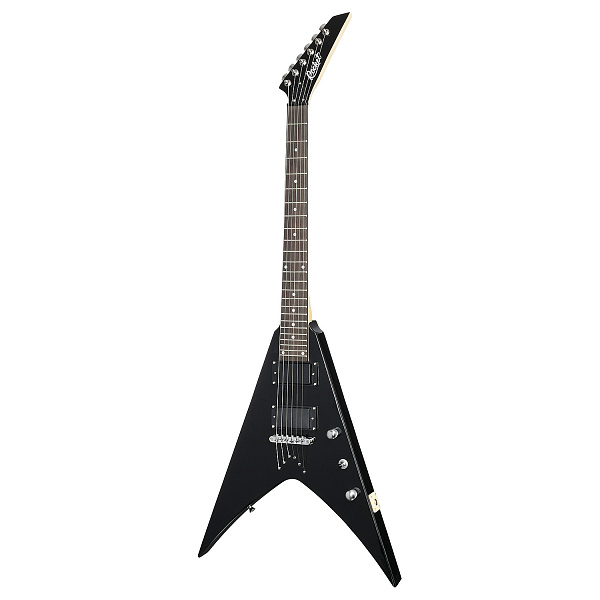 ROCKET E-2 BK - Электрогитара Flying V, цвет чёрный