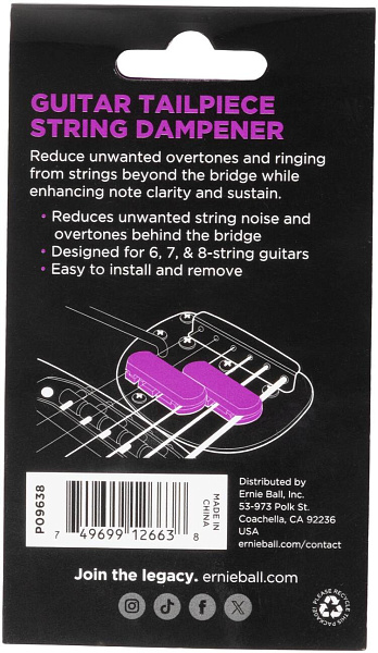 ERNIE BALL 9638 - Гитарный демпфер