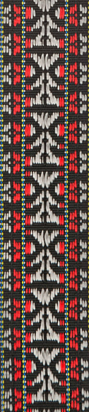 Planet Waves 50G01 Woven - Ремень для гитары текстильный, без наплечника, рисунок "Hootenanny Red"