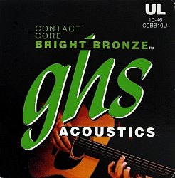 GHS CCBB10 Ultra Light 10-46 Струны для акустической гитары