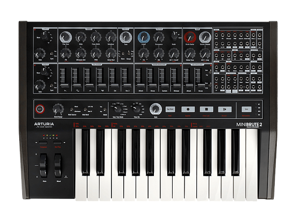 Синтезатор [531003] Arturia [MiniBrute 2 Noir] лимитированная серия MiniBrute 2 в уникальном дизайне.