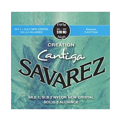 Savarez 510MJ CREATION CANTIGA Струны для классических гитар сильного  натяжения.