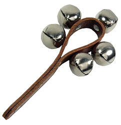 Terre 38440625 Музыкальный инструмент палочка с колокольчиками, 5 колокольчиков.