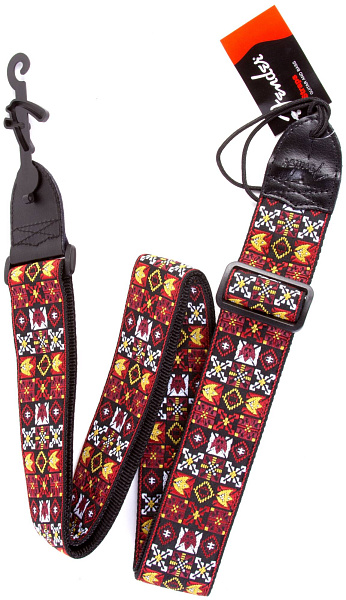 FENDER 2' FESTIVAL HOOTENANNY STRAP RED - Ремень