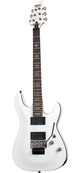 Электрогитара SCHECTER [DEMON-6 FR  VWHT] электрогитара 6-струнная, корпус: липа, гриф: клен, накладка: венге, 24 лада, FloydRose, цвет: Vintage White (VWHT)