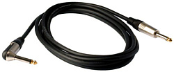 Rockcable RCL30253 D6 Инструментальный кабель, джек(прямой)-джек(угловой) 3 метра