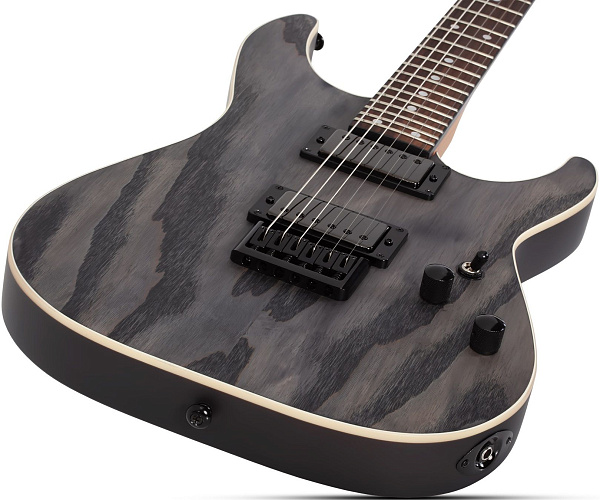Электрогитара SCHECTER [C-1 STANDARD CS] электрогитара 6-струнная, корпус: красное дерево, топ из капа, гриф: печеный клен, накладка: палисандр, 24 лада, цвет Charcoal Satin (CS)