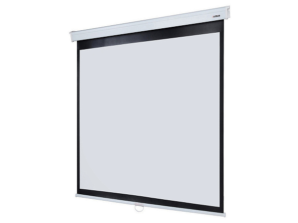 [LMP-100106] Настенный экран Lumien [Master Picture] 244х244 см (131") Matte White FiberGlass (белый корпус) черн. кайма по периметру, возможность потолочн./настенного крепления 1:1