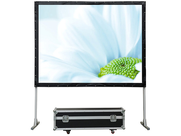 [LMF-100120] Экран Lumien [Master Fold] 203x348 см (150"), (раб. область 187x332 см) Matte White черн. кайма по периметру 16:9, поставляется в флайт-кейсе