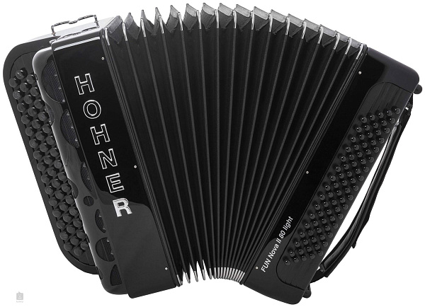 HOHNER Fun Nova II 80 light black (C-Stepped) - Баян