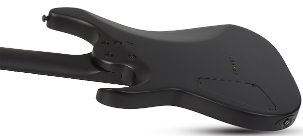 Электрогитара SCHECTER [DAMIEN-7 SBK] электрогитара 7-струнная, корпус: красное дерево, гриф: клен, накладка: палисандр, 24 лада, цвет: Satin Black (SBK)