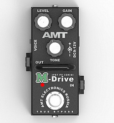AMT Electronics MD-2 M-Drive mini Гитарная педаль перегруза