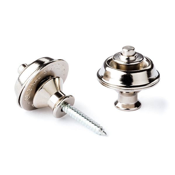 Dunlop SLS1031N Straplok Dual Крепление ремня, никелированное, 2шт