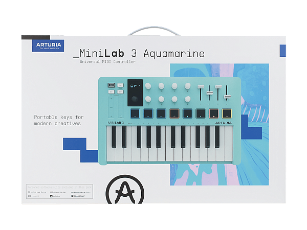 Arturia MiniLab 3 Aquamarine - MIDI клавиатура