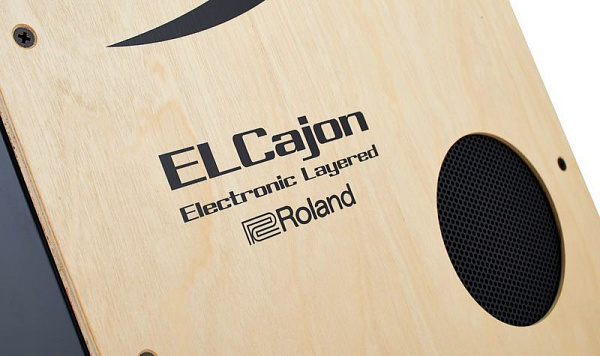 Гибридный кахон ROLAND [EC-10] ELCajon с акустическим звучанием и 30 электронными пресетами. Игровая поверхность из сапеле, встроенный усилитель и динамик. Питание: 6 х AA (до 12 часов работы). Размеры: 50х30х30 см.