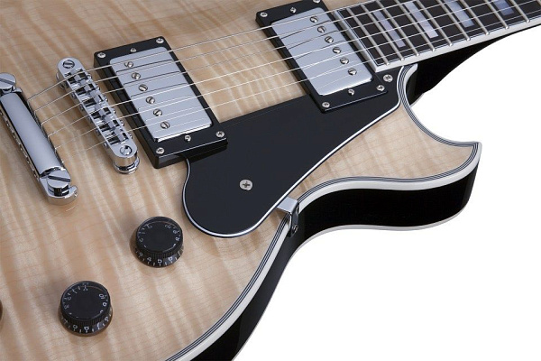 Электрогитара SCHECTER [SOLO-II CUSTOM GNAT/BLK] электрогитара 6-струнная, корпус: красное дерево, гриф: красное дерево, накладка: черное дерево, 22 лада, цвет: GNAT/BLK