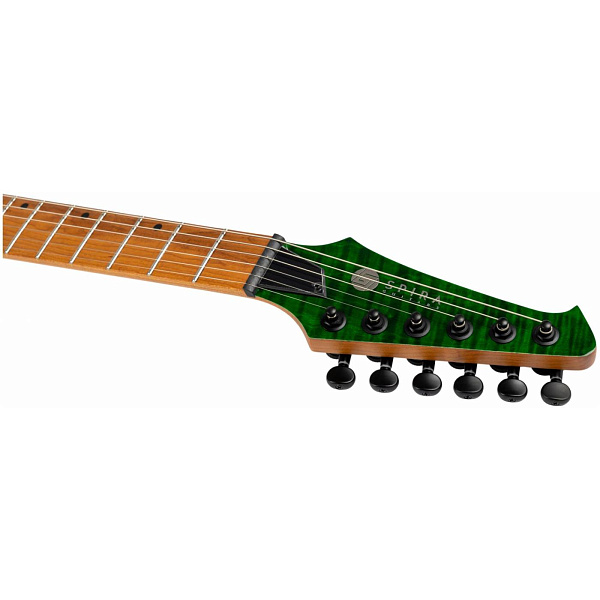 SPIRA S-450 TGR - Электрогитара Superstrat, цвет Trans Green/зелёный 
