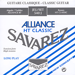 Savarez 540J ALLIANCE HT CLASSIC Струны для классической гитары сильного натяжения.